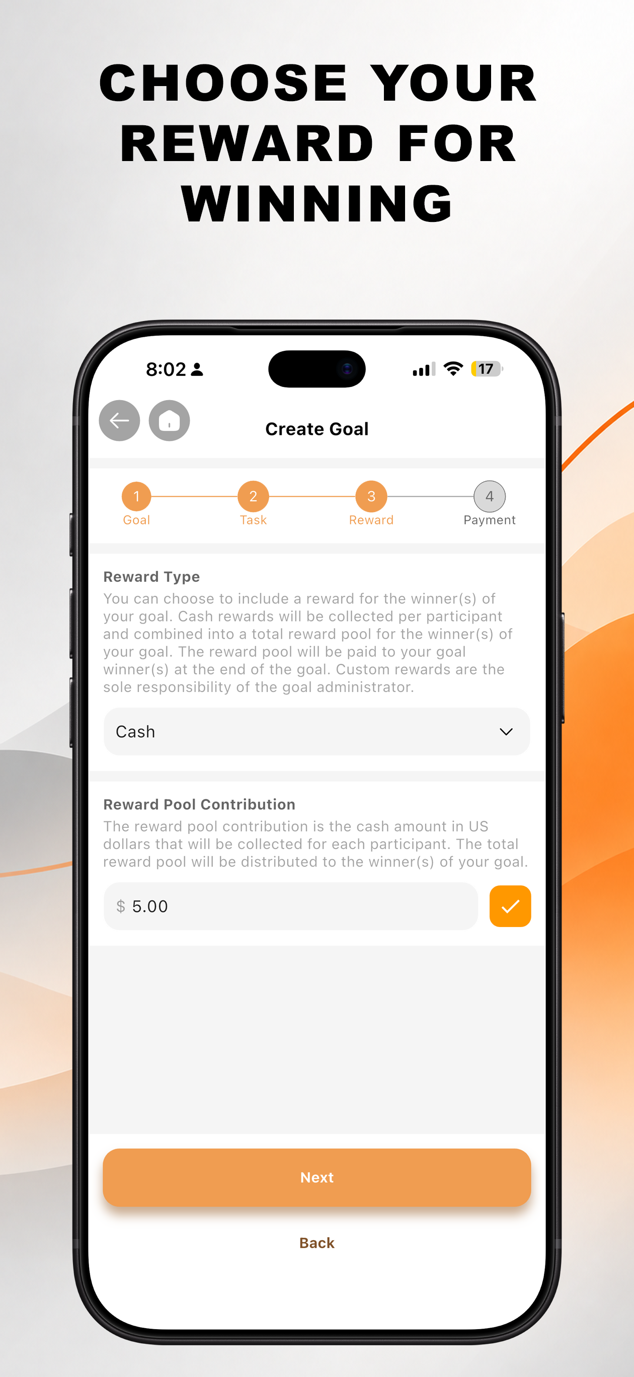 Create goal step 16